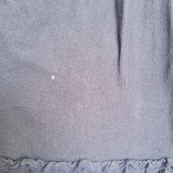 Navy Blue Midi Double Tiered Skirt with Pockets Size Small - Picture 15 of 15